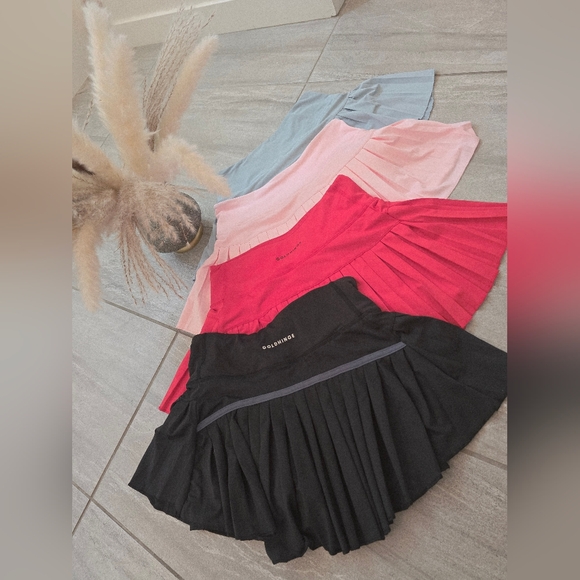 SET OF 5 GOLD HINGLE AND BOUTIQUE TENNIS SKIRTS SET OF 5 - Picture 6 of 9